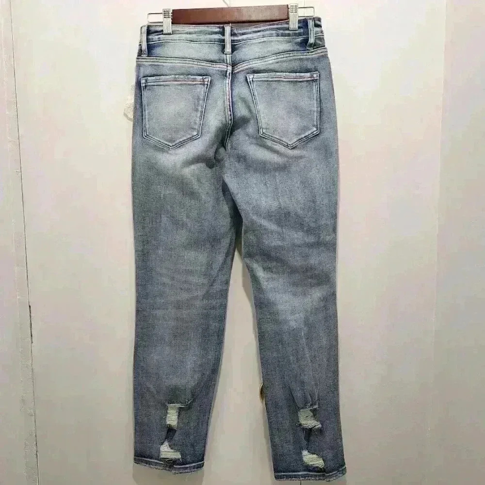 NWT Altar'd State Button Fly Distressed Denim Jeans Size 26 - Picture 7 of 12